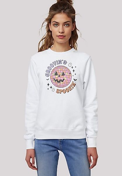 F4NT4STIC Sweatshirt Retro Halloween Groovin and spookin Disco ball Premium günstig online kaufen