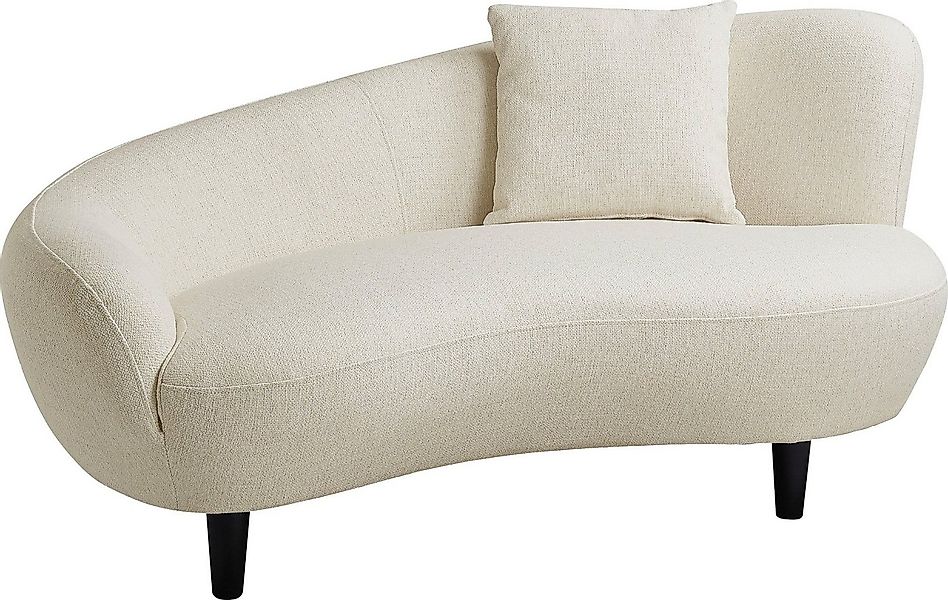 ATLANTIC home collection Chaiselongue Olivia, Nierenform-Sofa mit Zierkisse günstig online kaufen