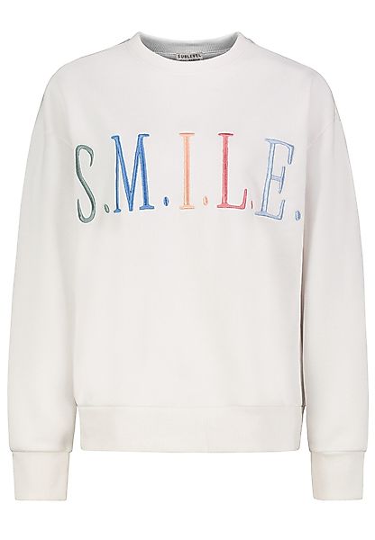 SUBLEVEL Sweatshirt Damen Pullover langarm bestickt günstig online kaufen
