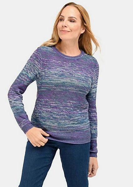 GOLDNER Strickpullover Multicolor-Pullover mit erfrischendem Farbverlauf günstig online kaufen