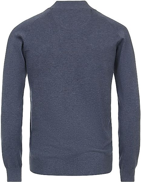 Casa Moda Strickjacke Zip Blau - Größe 3XL günstig online kaufen