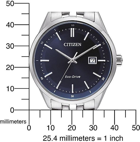 Citizen Solaruhr BM7251-53L, Armbanduhr, Herrenuhr, Datum, analog, Edelstah günstig online kaufen
