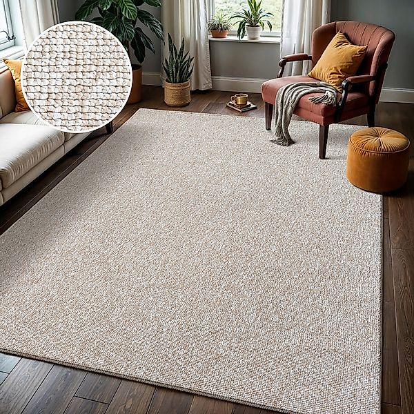 Sanat Teppich LORA PLUS beige B/L: ca. 160x230 cm günstig online kaufen