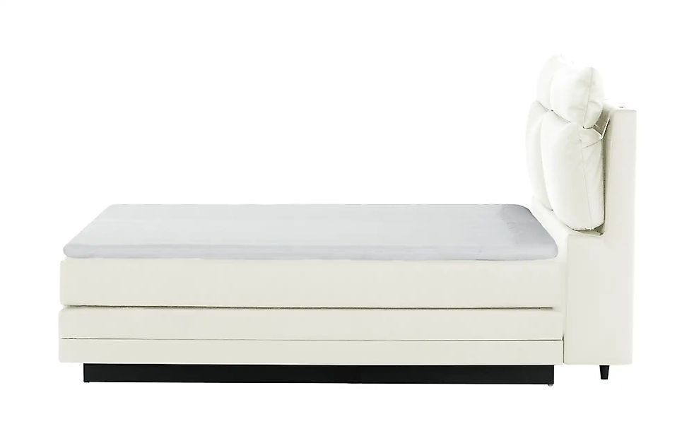 Motor-Boxspringbett  Hardego ¦ weiß ¦ Maße (cm): B: 140 H: 118 Betten > Box günstig online kaufen