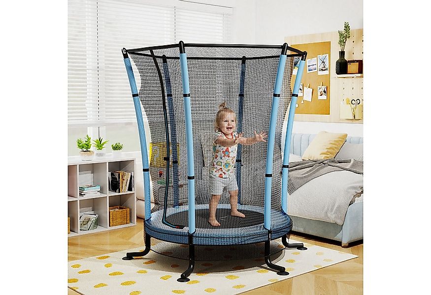 HOMALL Kindertrampolin Durchmesser 140 Zentimeter, Gartentrampolin, Belastb günstig online kaufen