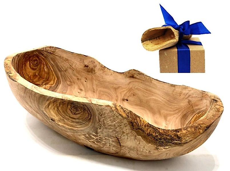 Olivenholz-erleben Obstschale »Obstschale oval rustikal ca. 25 – 29 cm aus günstig online kaufen
