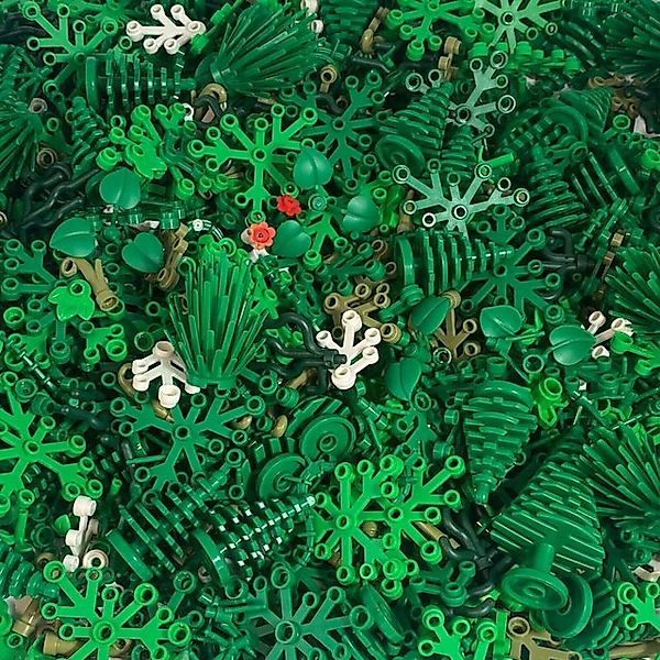 LEGO® Spielbausteine LEGO® Grünzeug Pflanzen Blätter Gemischt NEU! Menge 25 günstig online kaufen