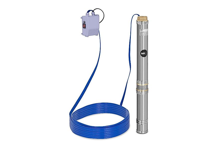 MSW Tiefbrunnenpumpe 10.800 l/h Brunnenpumpe 2 Zoll Tauchpumpe 1100 W 54 m günstig online kaufen