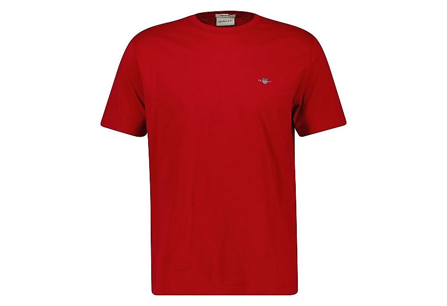 Gant T-Shirt Herren T-Shirt 1er Pack Baumwolle Reg Shield (Packung, 1er Pac günstig online kaufen