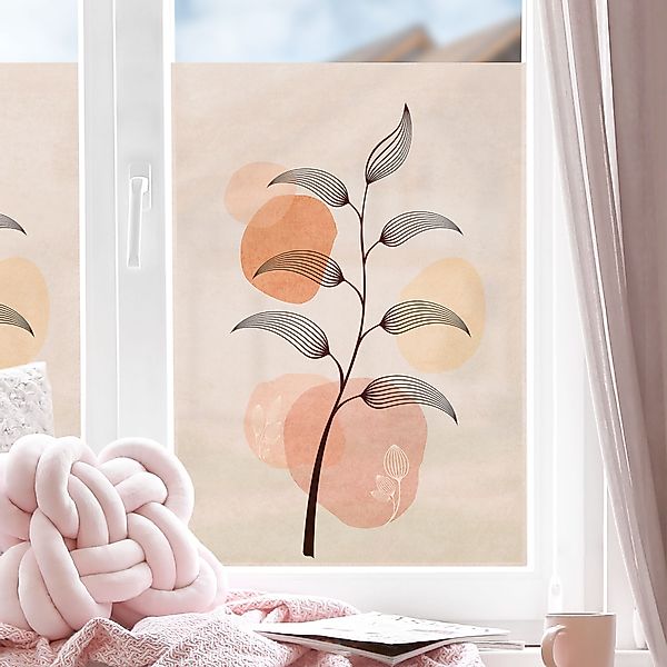 Fensterfolie Boho Blätter III günstig online kaufen