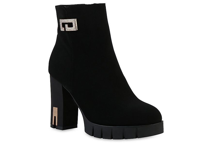 VAN HILL 841357 Stiefelette Damen Leicht Gefüttert Klassische Stiefeletten günstig online kaufen