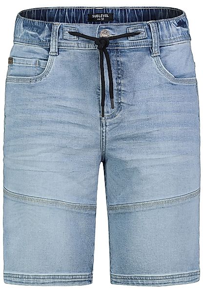 SUBLEVEL Jeansshorts Cargo mit Kontrastnähten Denim günstig online kaufen
