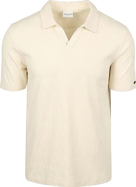 No Excess Poloshirt Terry Jacquard Ecru - Größe XXL günstig online kaufen