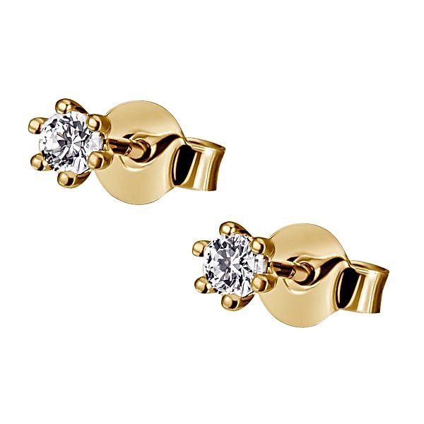 Reflexion Diamonds Ohrstecker-Set Solitär 585/-Weiß- oder günstig online kaufen