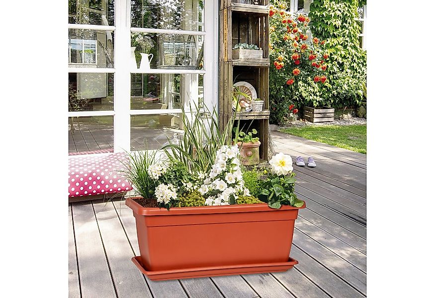 Scheurich Pflanzkübel für ideale Pflege ohne Staunässe, mit Wasserreservoir günstig online kaufen