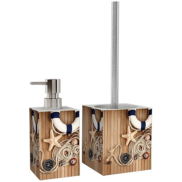 Sanilo Badaccessoire-Set mit Motiv, viele schöne Seifenspender und WC Bürst günstig online kaufen