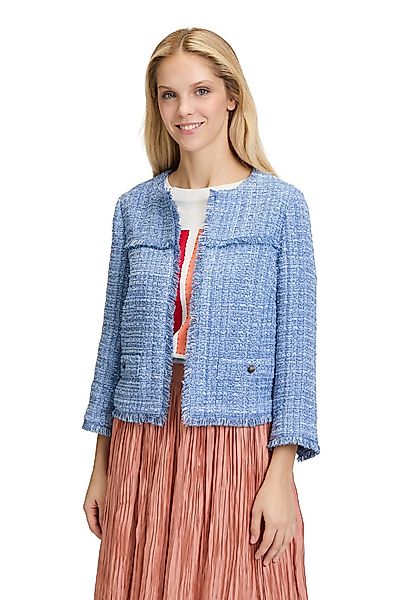 Cartoon Jackenblazer Cartoon Tweedblazer mit Fransen günstig online kaufen