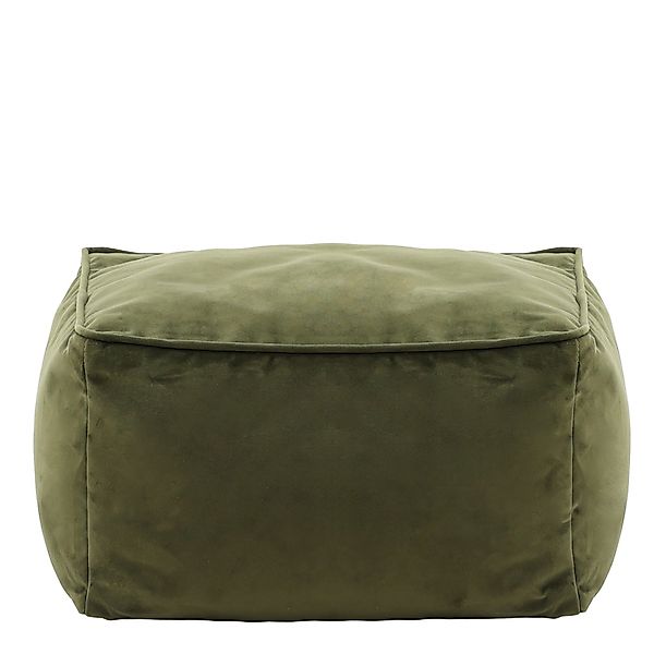 icon Pouf aus Plüschsamt „Amara“, mit günstig online kaufen