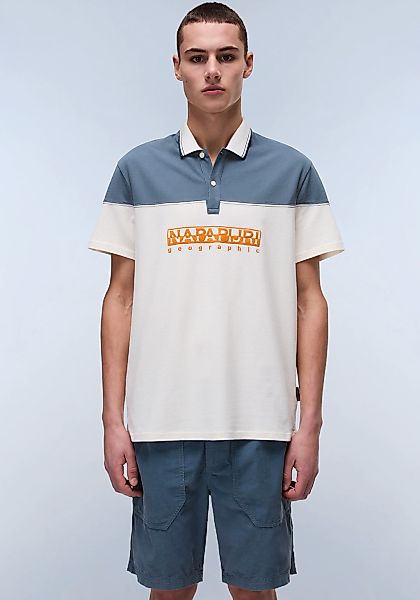 Napapijri Poloshirt "E-SATURNIA SS", Mit aufgesticktem Markenlogo auf der B günstig online kaufen