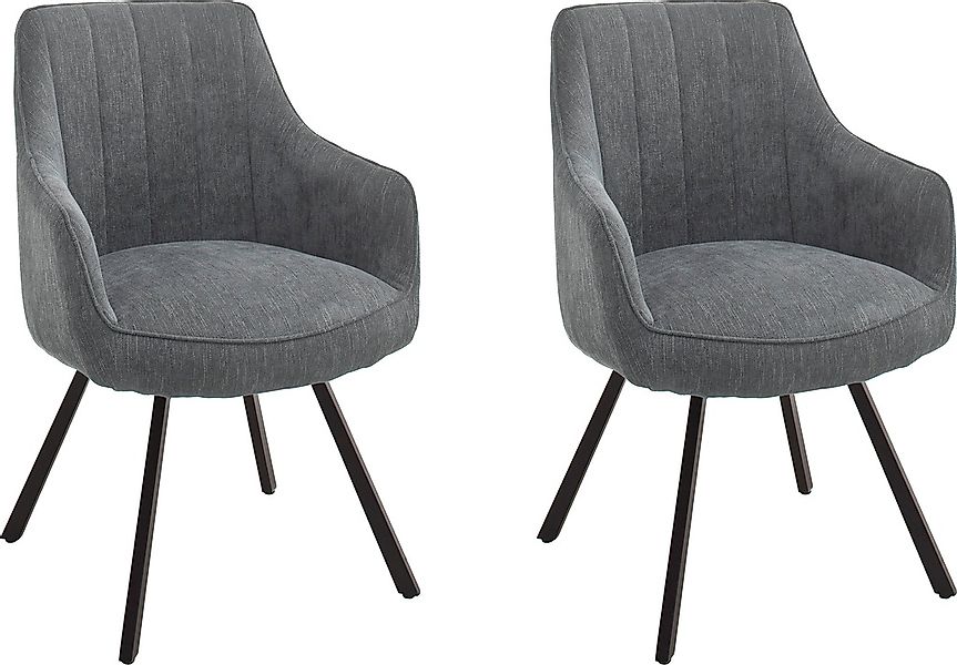 MCA furniture Esszimmerstuhl "Sassello", (Set), 2 St., Stuhl 180drehbar mit günstig online kaufen