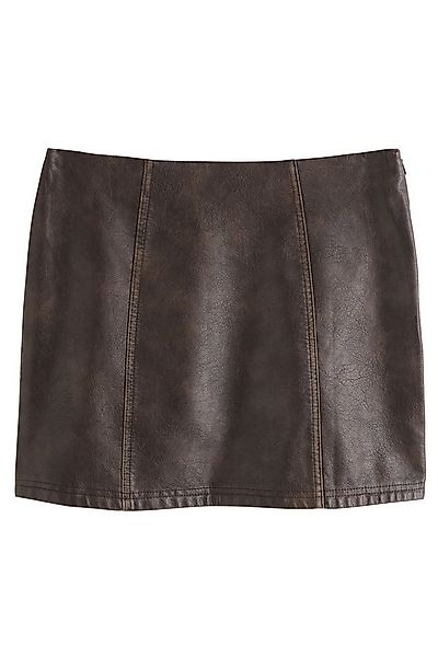 Next Lederrock Minirock aus Kunstleder (1-tlg) günstig online kaufen