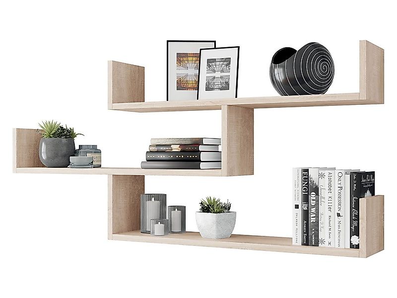 MIRJAN24 Wandregal Trio 003, 119x18x55 cm, mit Haken zum Aufhängen günstig online kaufen