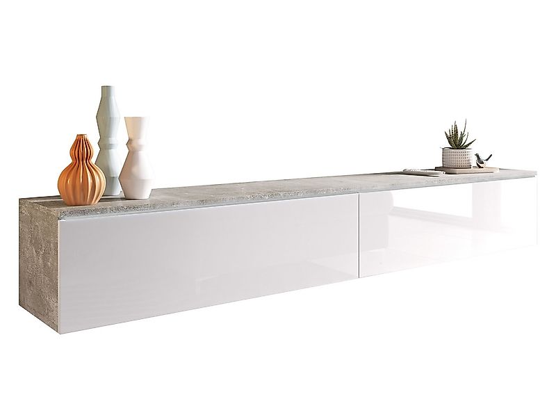 MIRJAN24 TV-Schrank D180 (mit zwei Klappen) LED Beleuchtung als Option, 180 günstig online kaufen