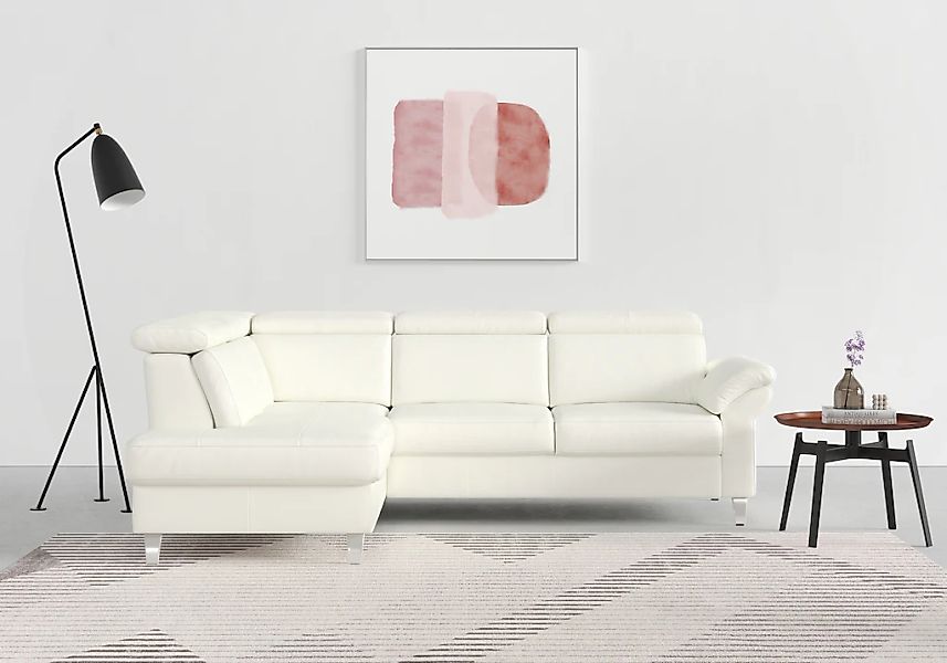 sit&more Ecksofa, inklusive Kopfteilverstellung, wahlweise mit Bettfunktion günstig online kaufen