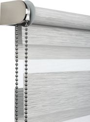 GARDINIA Doppelrollo »de luxe« halbtransparent Sichtschutz mit Bohren/ohne günstig online kaufen