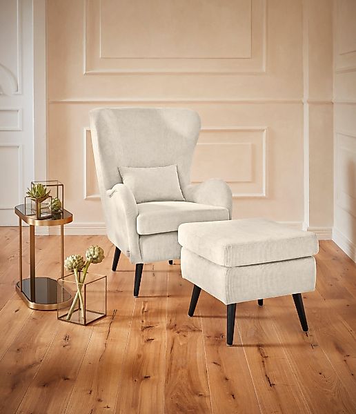 Home affaire Sessel "Sallito, Ohrensessel, TV-Sessel" für Wohnzimmer, auch günstig online kaufen