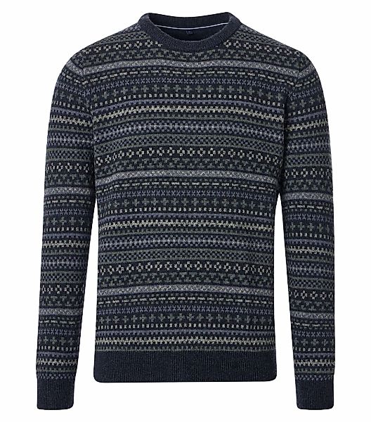 CASAMODA Strickpullover "CASAMODA Pullover Print" günstig online kaufen