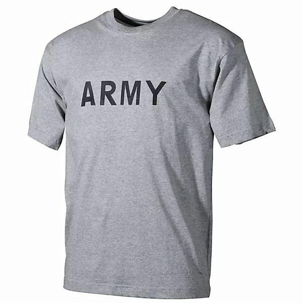 MFH T-Shirt T-Shirt, bedruckt, "Army", grau L günstig online kaufen