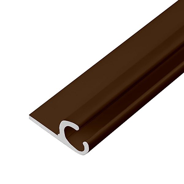 LYSEL® U-Laufschiene Kederschiene Kederleiste Aluminium grau günstig online kaufen