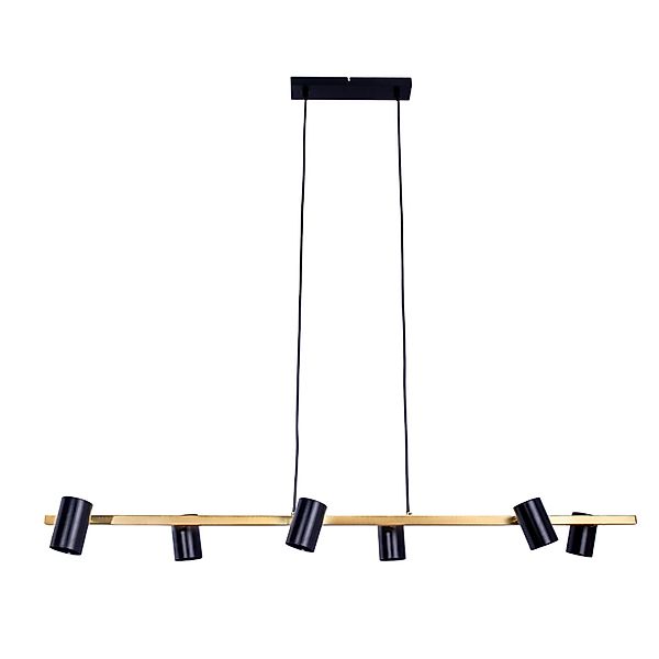 Näve Pendelleuchte Frida Schwarz 120 cm x 115 cm x 23 cm 6er-Set günstig online kaufen