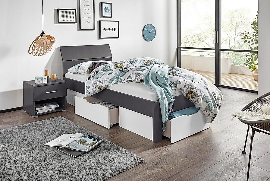 rauch Bett Einzelbett Doppelbett Stauraum FLEXX Breiten 90/140/180 cm, Einz günstig online kaufen