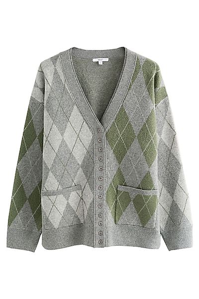Next Strickjacke Superweiche Strickjacke mit V-Ausschnitt günstig online kaufen