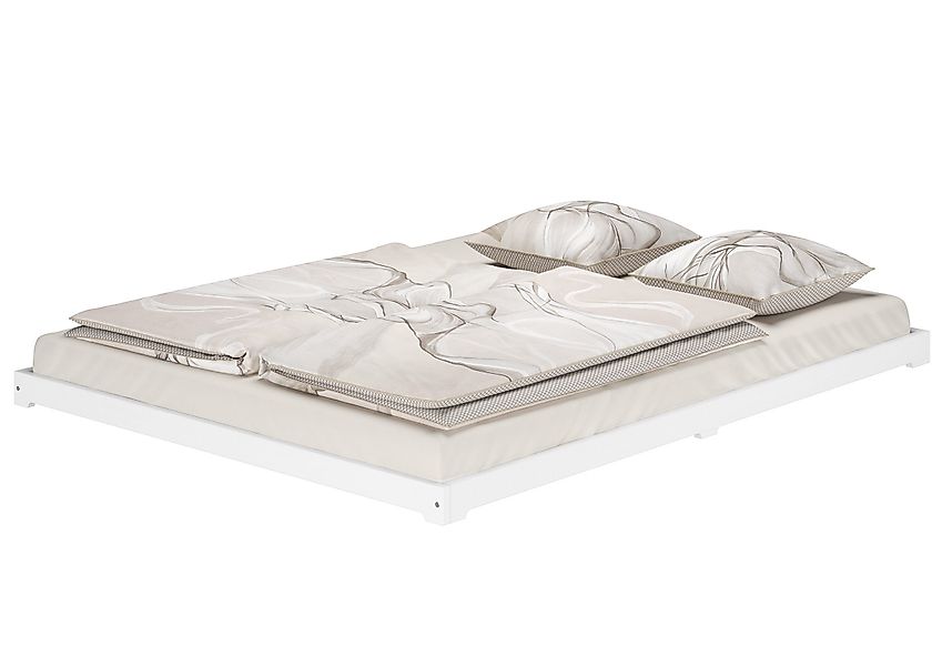 ERST-HOLZ Bett Doppelbett Extra Flach 160 günstig online kaufen