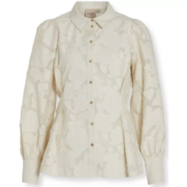 Vila  Blusen Shirt Egret L/S - Egret günstig online kaufen