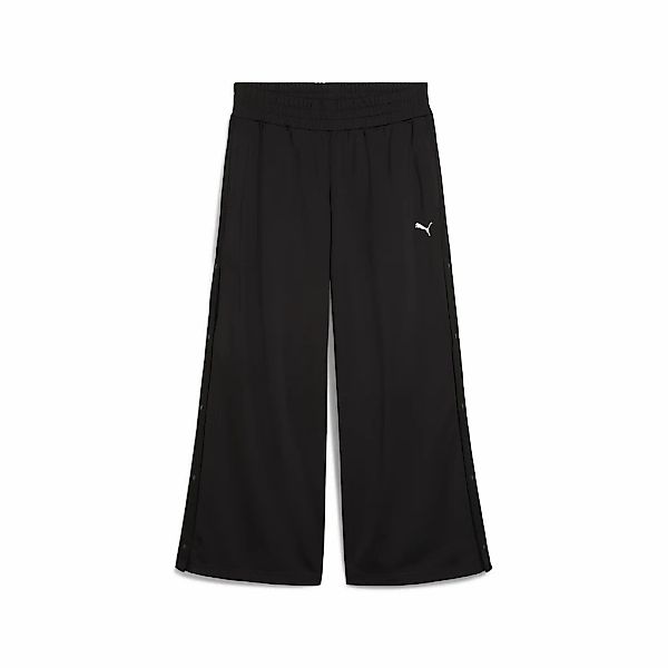 PUMA Sporthose "WARDROBE Essentials Low Rise Popper Hose Damen" günstig online kaufen
