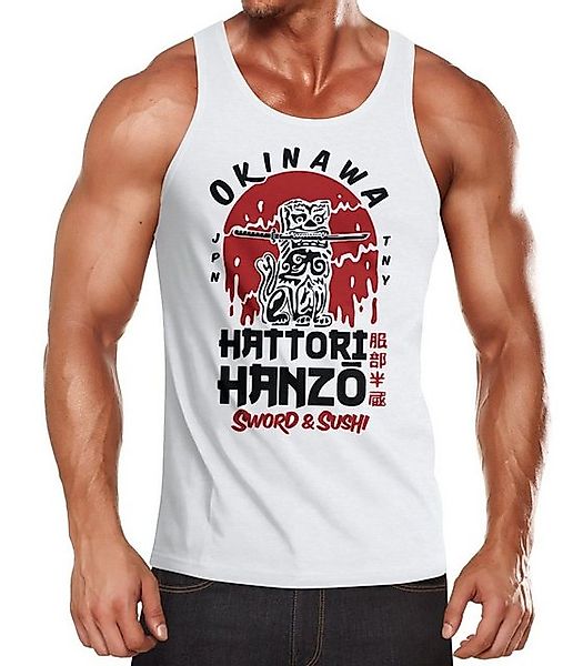 Neverless Tanktop Herren Tank-Top Hattori Hanzo Sword and Sushi Okinawa Jap günstig online kaufen