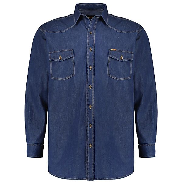 Kamro Jeanshemd Farbe blau Größe: 6XL günstig online kaufen