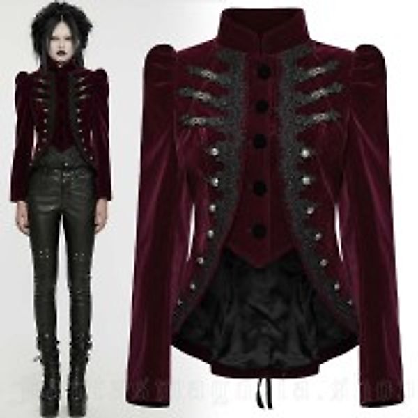 Kurzjacke im viktorianischen Gothic-Stil günstig online kaufen