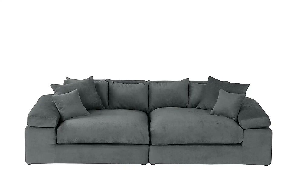 smart Big Sofa im modernem Cord Lianea ¦ grau ¦ Maße (cm): B: 260 H: 86 T: günstig online kaufen
