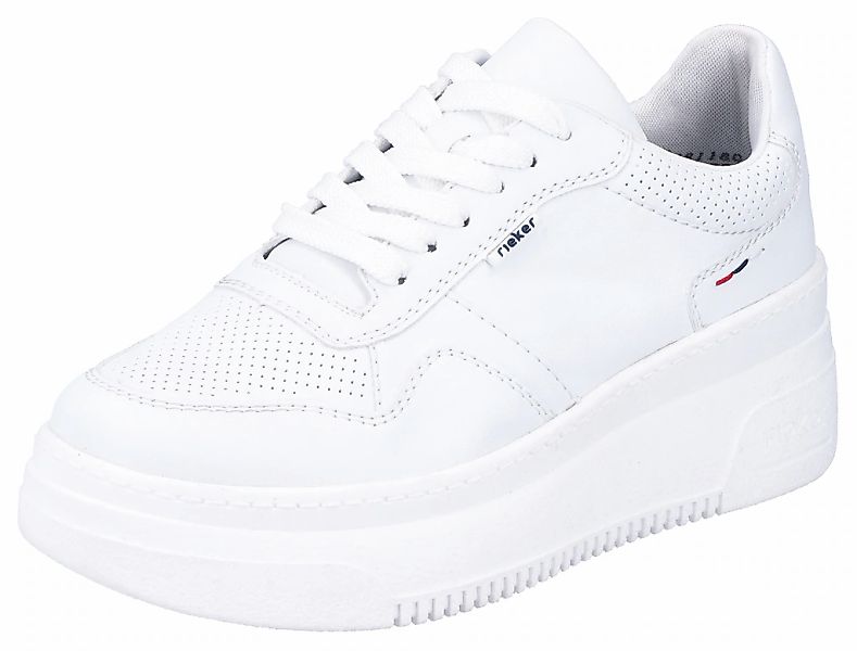 Rieker Plateausneaker mit loser Einlage, Freizeitschuh, Halbschuh, Schnürsc günstig online kaufen