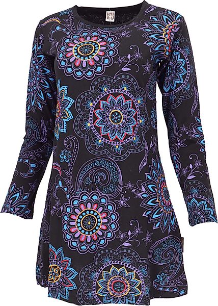 Guru-Shop Midikleid Besticktes Boho chic Minikleid, günstig online kaufen