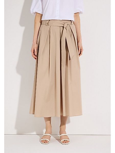 MORE&MORE A-Linien-Rock weit ausgestellter Midirock günstig online kaufen