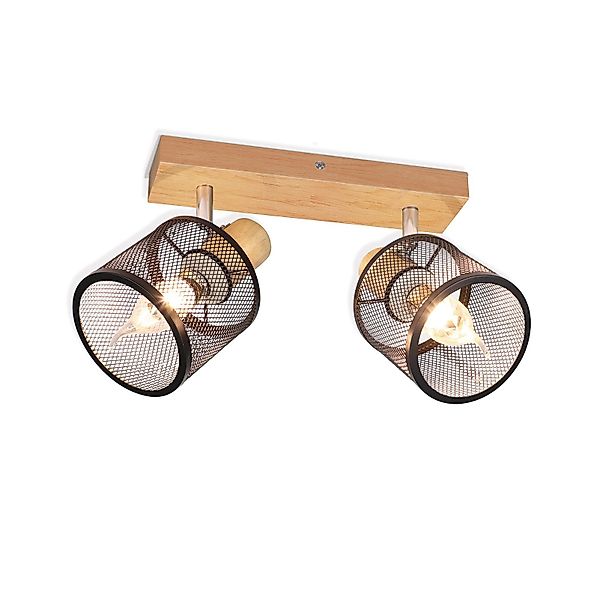 ZMH Deckenstrahler 2 Flammig E14 Vintage günstig online kaufen