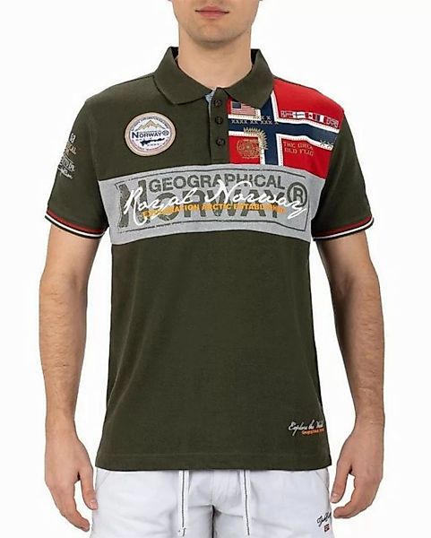 Geographical Norway T-Shirt Kurzarm Poloshirt bakidney Men mit Aufnähern un günstig online kaufen