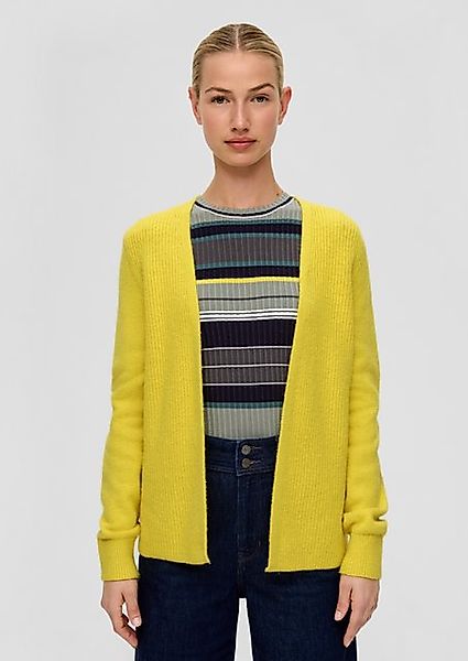 s.Oliver Strickjacke Offene Strickjacke aus Baumwollmix günstig online kaufen