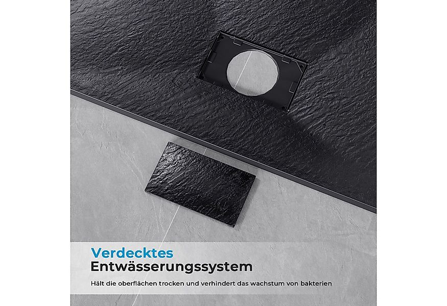 MEYKOERS Duschwanne SMC Duschtasse rutschhemmend,Eckduschwanne 80 × 80/90 × günstig online kaufen